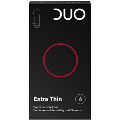 DUO Premium Extra Thin 6τμχ