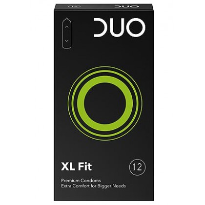 DUO XL Fit Προφυλακτικά 12τμχ