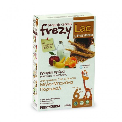 Frezy-Lac - Οrganic Cream Δημητριακά με Γάλα & Φρούτα 200gr