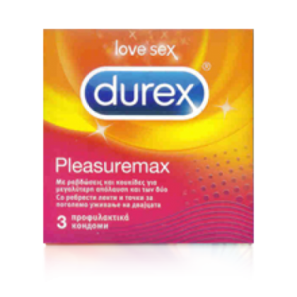 Durex Pleasuremax 3τεμ προφυλακτικά