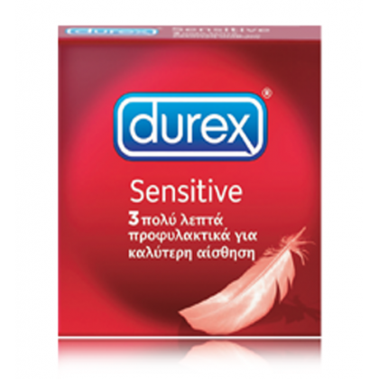 Durex Sensitive 3τεμ προφυλακτικά