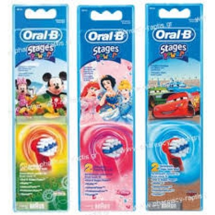 ORAL B Stages Ανταλλακτικά για την παιδική ηλεκτρική οδοντόβουρτσα