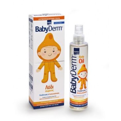 Intermed Babyderm Body Oil 200ml βρεφικό λάδι σώματος