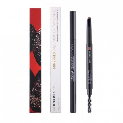 Korres Minerals Precision Brow Pencil 02 Medium Shade 0.2gr