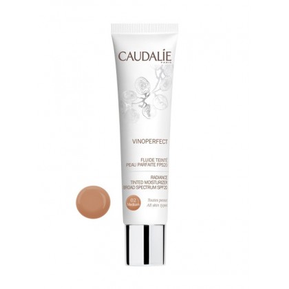 CAUDALIE VINOPERFECT Radiance Tinted Moisturizer Broad Spectrum SPF20 02-Medium 40ml