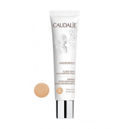 CAUDALIE VINOPERFECT Radiance Tinted Moisturizer Broad Spectrum SPF20 01-Light 40ml