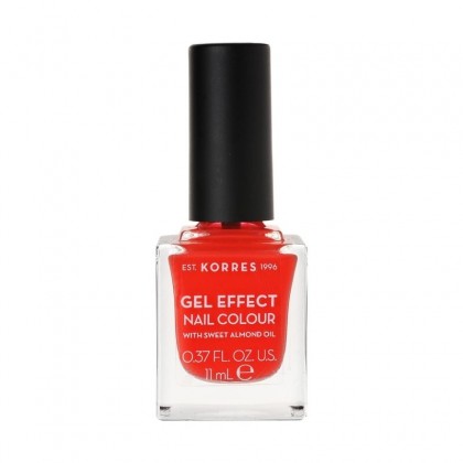 Korres Βερνίκι Νυχιών Gel Effect Nail Colour No45 Coral 11ml