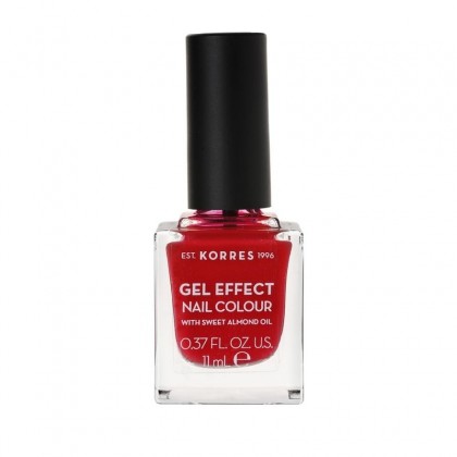 Korres Βερνίκι Νυχιών Gel Effect Nail Colour No51 Rosy Red 11ml