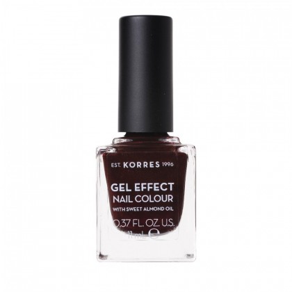 Korres Gel Effect Nail Colour No.54 Festive Red Βερνίκι Νυχιών, 11ml