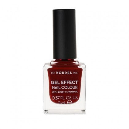 Korres Βερνίκι Νυχιών Gel Effect Nail Colour No59 Wine Red 11ml