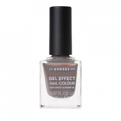 Korres Gel Effect Nail Colour No.70 Holographic Ash Βερνίκι Νυχιών, 11ml