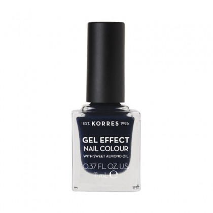  Korres Βερνίκι Νυχιών Gel Effect Nail Colour No88 Steel Blue 11ml