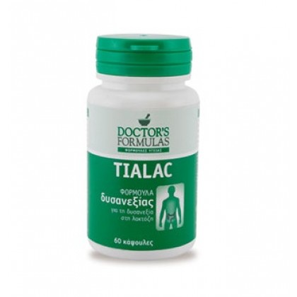 DOCTORS FORMULAS Tialac - Φόρμουλα Δυσανεξίας Στη Λακτόζη 60 Κάψουλες