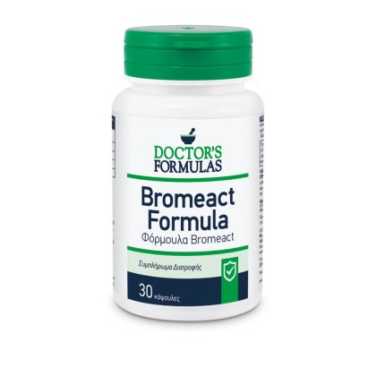 DOCTORS FORMULAS Bromeact - Φόρμουλα Αντιφλεγμονώδης 30 Kάψουλες