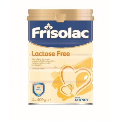 NOYNOY Frisolac Lactose Free 400gr γάλα ελεύθερο λακτόζης