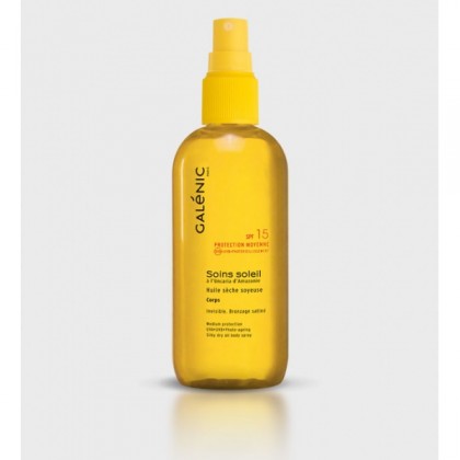 Galénic Soins Soleil Μεταξένιο Έλαιο Σώματος Spf15 150ml