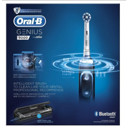 ORAL-B Genius 9000 Επαναφορτιζόμενη Ηλεκτρική Οδοντόβουρτσα με Έξυπνη Θήκη Ταξιδίου 1τμχ
