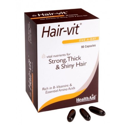 HEALTH AID Hair Vit 90 Κάψουλες