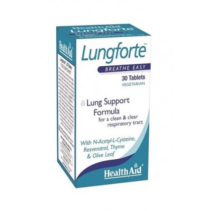 HEALTH AID Lungforte 30 Ταμπλέτες