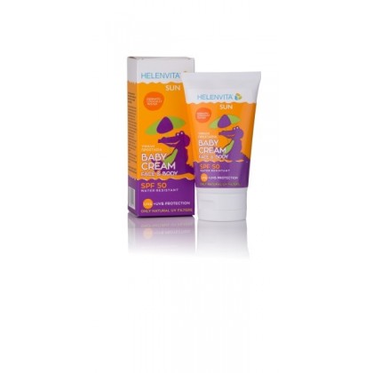 HELENVITA Sun Baby Cream SPF50 Face & Body Βρεφική Αντηλιακή Κρέμα 100ml