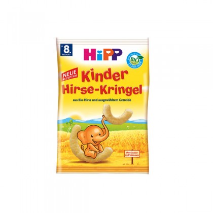 Hipp - Παιδικά Γαριδάκια καλαμποκιού 30gr (Περιέχει Γλουτένη)