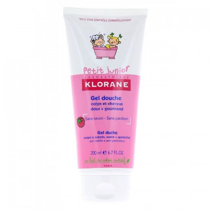 KLORANE PETIT JUNIOR GEL DOUCHE FRAMBOISE 200ml