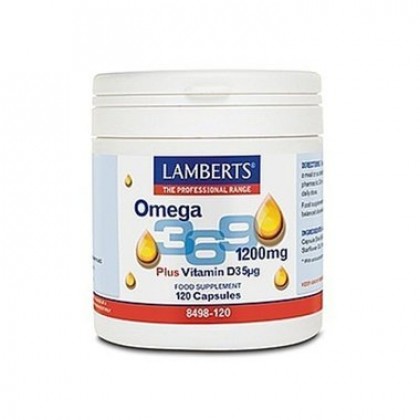 LAMBERTS Omega 3-6-9 1200mg 120 Κάψουλες