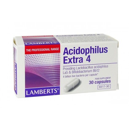 LAMBERTS ACIDOPHILUS EXTRA 4 30CAPS