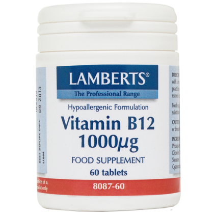 Lamberts Vitamin B12 1000mg 30 Ταμπλέτες