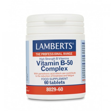 LAMBERTS Vitamin B-50 Complex 60 Ταμπλέτες