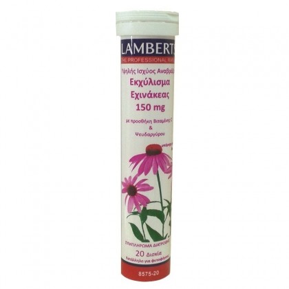 LAMBERTS Echinacea 150mg 20 Αναβράζοντα Δισκία