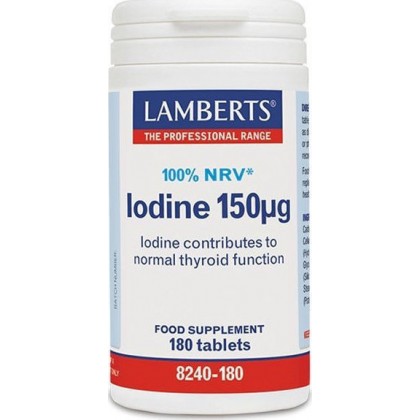 LAMBERTS Iodine 150mg 180tabs