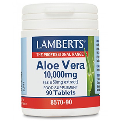 LAMBERTS Aloe Vera High Strength 10.000mg 90 Ταμπλέτες