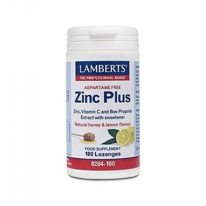  LAMBERTS ZINC PLUS LOZENGES 100loz