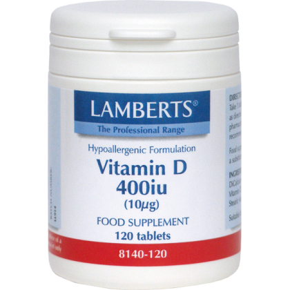 LAMBERTS Vitamin D 400IU 120 Ταμπλέτες