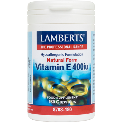 LAMBERTS Vitamin E 400IU 180 Κάψουλες