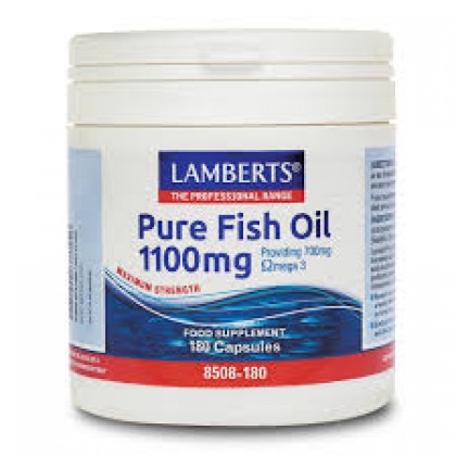  LAMBERTS Pure Fish Oil 1100mg 180 Κάψουλες