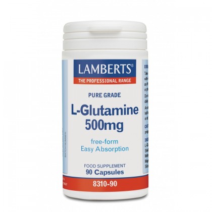 LAMBERTS L-Glutamine 500mg 90 Κάψουλες