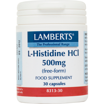LAMBERTS L-Histidine 500mg 30 Κάψουλες