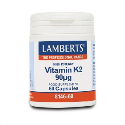 LAMBERTS Vitamin K2 90mg 60 Κάψουλες