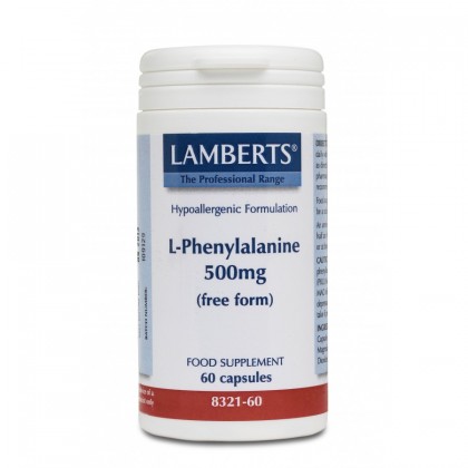 LAMBERTS L-Phenylalanine 60 Κάψουλες
