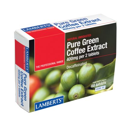 LAMBERTS Pure Green Coffee Extract Decaffeinated 60 Ταμπλέτες