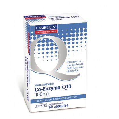 LAMBERTS CO-Enzyme Q10 100mg 60 Κάψουλες