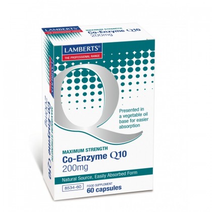 LAMBERTS Co-Enzyme Q10 200mg 60 Κάψουλες