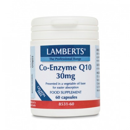 LAMBERTS Co-Enzyme Q10 30mg 60 Κάψουλες