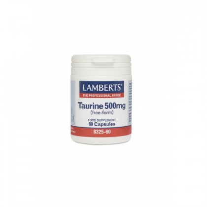 LAMBERTS Taurine 500mg 60 Κάψουλες