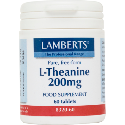 LAMBERTS L-Theanine 200mg 60 Ταμπλέτες