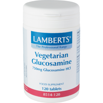 LAMBERTS VEGETERIAN GLUCOSAMINE 750MG 120TABS