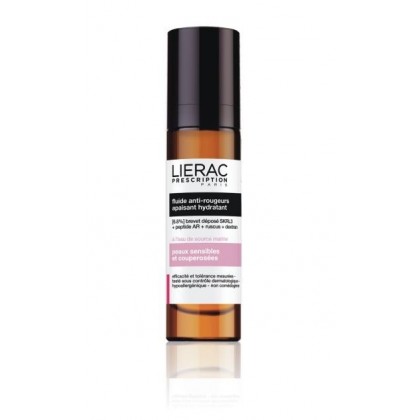 LIERAC FLUIDE ANTI-ROUGEURS APAISANT HYDRATANT 40ML