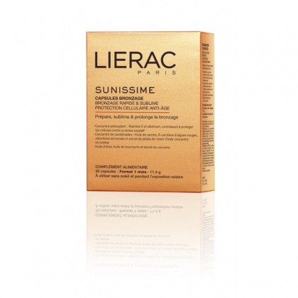 LIERAC SUNISSIME CAPSULES BRONZAGE 30CAPS